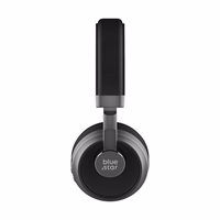 Juhtmevaba on ear Kõrvaklapid sinine Star BH02 must