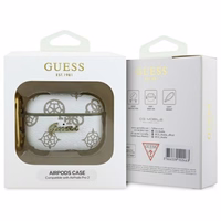 Guess GUAP2PG4GPH AirPods Pro 2 (2022/2023) cover valge/valge 4G Hook