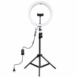 LED Ring Lamp 30cm Koos Desktop Tripod Mount Up To 1.1m, Phone Clamp
