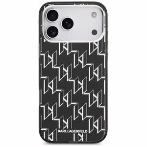 Karl Lagerfeld IML KL Monogram MagSafe Ümbris jaoks iPhone 17 Pro Max - Must