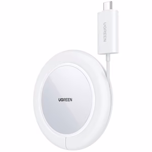 Ugreen CD245 40123 juhtmevaba Qi / MagSafe laadija 15W USB-C kaabliga valge
