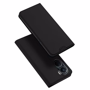 Dux Ducis Skin Pro ümbris Vivo Y16 / Y02s rahakoti kaane koos klapiga must