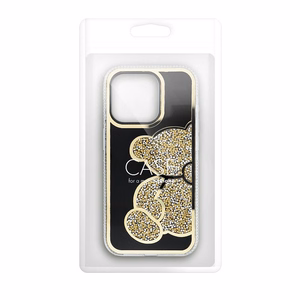 TEDDY BEAR Ümbris jaoks IPHONE 14 kuldne