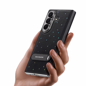 Dux Ducis Stex Ümbris jaoks Samsung Galaxy Z Fold 7 koos 360° Alus - must