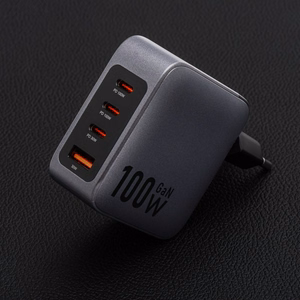 Phone laadija Forcell F-Energy GaN 3 x USB C + USB A QC4.0 PD 5A 100W VT-46 hall