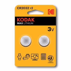 Kodak CR2032 ühekordselt kasutatav liitiumaku
