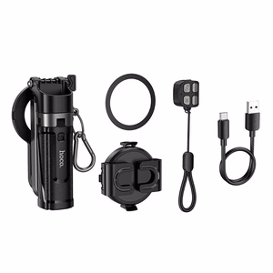 Otseülekande statiiv Hoco magnetilise ja universaalse kinnitusega juhtmevaba puldiga K27 PRO must