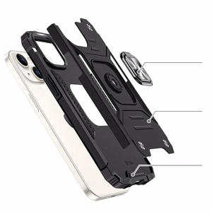 Wozinsky Ring Armor iPhone 15 Plus iPhone 15 Plus Ring Armor Ümbris - sinine