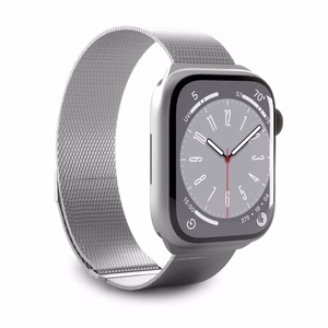 Ремешок Puro Milanese из нержавеющей стали для Apple Watch 38/40/41 мм - серебряный