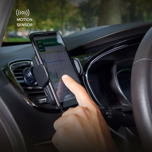 SBS TESUPWIR15WAUT smartphone hoidja koos wireless laadija jaoks air vent - must