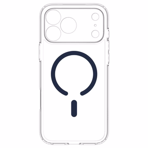 Spigen Ultra Hybrid MagSafe ümbris iPhone 18 Pro Max / 17 Pro Max jaoks, läbipaistev tumesinine