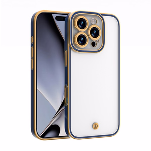 Silky Kuldne ümbris jaoks iPhone 15 Pro 6,1" sinine