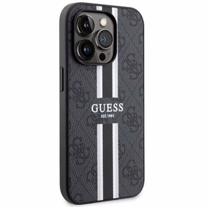 GUESS ümbris jaoks IPHONE 14 Pro Max compatible with MagSafe GUHMP14XP4RPSK (4G Printed Stripes) must