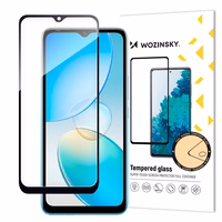 Wozinsky Full Glue Infinix Hot 12i täisekraani karastatud klaas raamiga must (karbisõbralik)