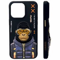 NIMMY ümbris COOL&CUTE 2.0 Monkey jaoks IPHONE 15 Pro Max must