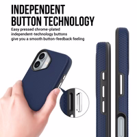 Perfectionists Triangle Mag Ümbris iPhone 16 Plus meresinine sinine