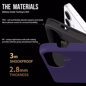 Perfectionists Triangle Case Samsung S926 S24 Plus/S936 S25 Plus purple