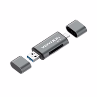 Vention USB3.0 multifunktsionaalne kaardilugeja hall metallist