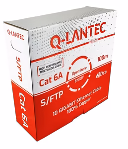 Q-LANTEC S/FTP cat.6A võrgukaabel, keerdpaar, LSOH
