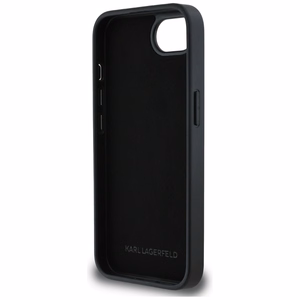 Karl Lagerfeld Monogram Choupette Head Pin iPhone 16e Ümbris - Must