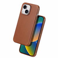 Dux Ducis Napoli iPhone 14 Plus magnetiline nahkümbris MagSafe Brown