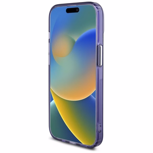 Karl Lagerfeld IML Monogram Karl & Choupette Head MagSafe iPhone 15 Ümbris - lilla