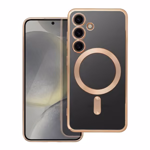 ELECTRO MAG COVER case compatible with MagSafe jaoks SAMSUNG S24 kuldne