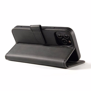 Magnet Case Elegantne ümbris kaane flip cover koos stendi funktsiooniga Vivo Y51 2020 / Y51A must