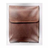 ROYAL Crazy Horse universal horizontal leather belt holster size V jaoks SAMSUNG FLIP 1 / 2 / 3 / 4 / HUAWEI P50 Pocket / MOTOROLA RAZR 5G brown