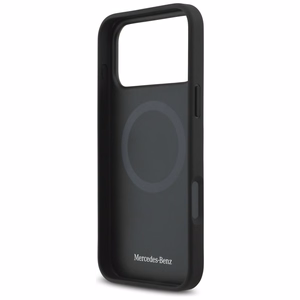 Original Ümbris MERCEDES Leather Vintage Logo MagSafe jaoks Iphone 17 Pro Max must