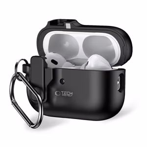 Tech-Protect Slim Hook Ümbris with Carabiner jaoks Apple AirPods Pro 1 / 2 - must