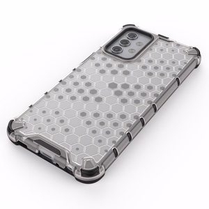Honeycomb Case kaitsekate TPU kaitserauaga Samsung Galaxy A32 5G läbipaistev