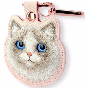 Nimmy New Big Eyed Pet 2.0 suurte silmadega kassi kujuline jälgimisseadme ümbris – roosa