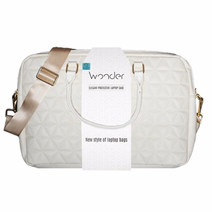 Wonder Briefcase Laptop 15-16 inches pico quilted beige