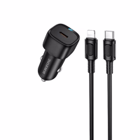 Borofone autolaadija BZ34A Cloud - Type C - PD 20W koos Type C to Lightning mustaga