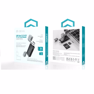 Devia card reader 2in1 EL240 USB/USB-C 3.0 must