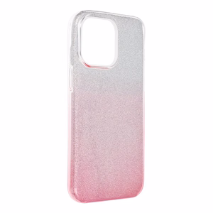Чехол для iPhone 15 Pro Max Shining прозрачный розовый