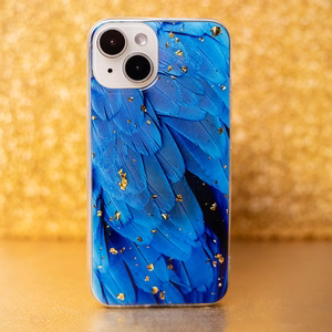 Kuldne Glam ümbris jaoks Samsung Galaxy A35 5G sinine