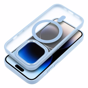 MATTE MAG COVER Ümbris compatible with MagSafe jaoks IPHONE 16 Pro Max sinine