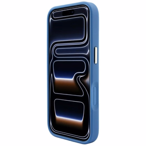 Guess Embossed 4G Classic MagSafe ümbris iPhone 17 Pro Max / 18 Pro Max jaoks, sinine
