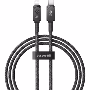 Baseus Unbreakable USB-C kuni Lightning kaabel 1 m, 20W, must