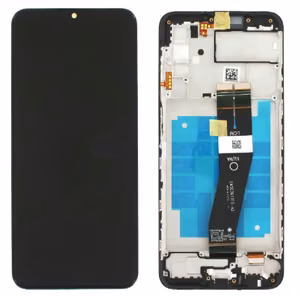 LCD ekraan Samsung A035G (A03 2022) puuteekraani ja raamiga must originaal (service pack)