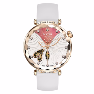 Blavec Smartwatch W-19 Liana HD AMOLED Voice Call (SWW19-RG) rose kuldne + 2 straps