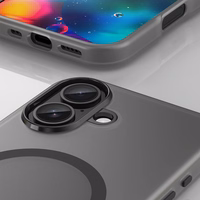 Magnetic Abrasive iPhone 17 Ümbris Compatible with MagSafe - Matt Must