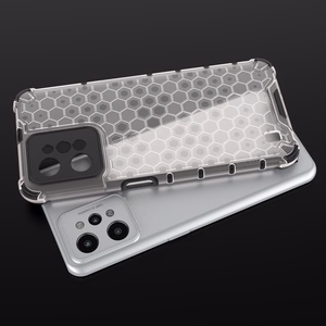 Honeycomb case бронированная крышка с гелевой рамкой Realme C31 прозрачный