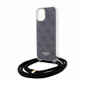 Guess Crossbody Cord 4G Print Ümbris jaoks iPhone 15/14/13 - must