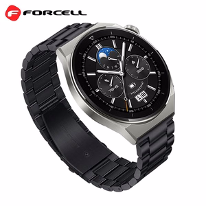 Strap to Samsung Galaxy Watch Forcell F-Design FS06 steel clasp 20 mm black