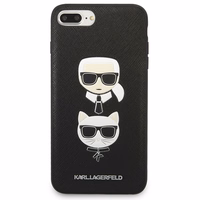 Karl Lagerfeld Saffiano Karl&Choupette Head ümbris jaoks iPhone 7 Plus / iPhone 8 Plus - must