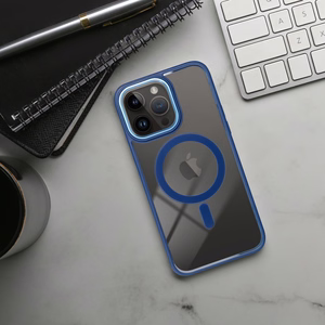 COLOR EDGE MAG COVER Ümbris compatible with MagSafe jaoks IPHONE 13 Pro Max tumesinine