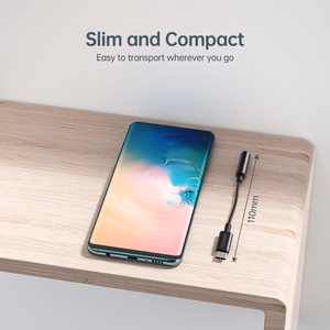 Adapter Choetech AUX003 USB-C to 3.5mm Audio Jack Adapter (must)